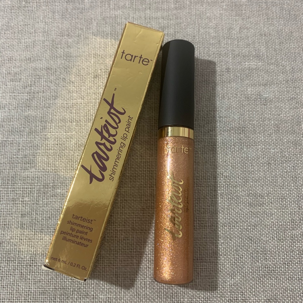 ✨Tarte ‘Strike Gold”shimmering lipgloss new w/box✨